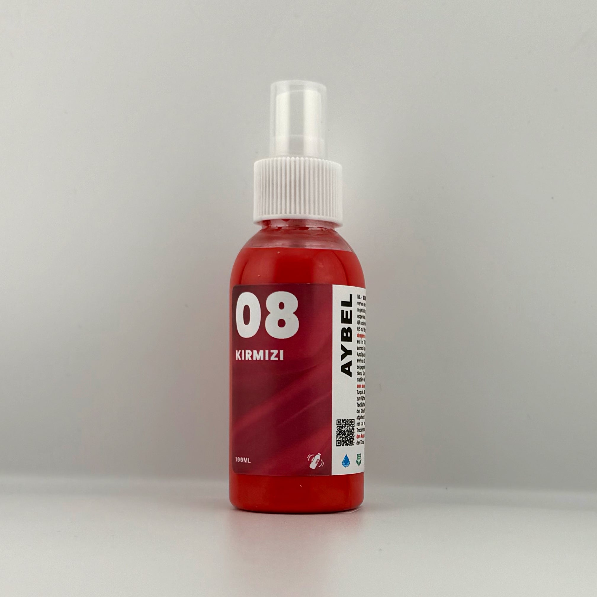 Rubinvörös textilfesték spray