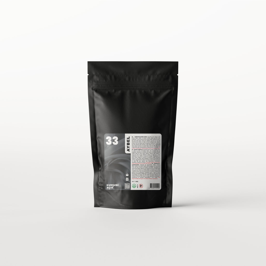 Boja za Tekstil Ash Szurke