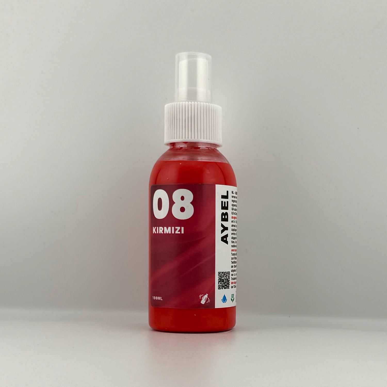 Spray de teinture pour tissu rouge rubis